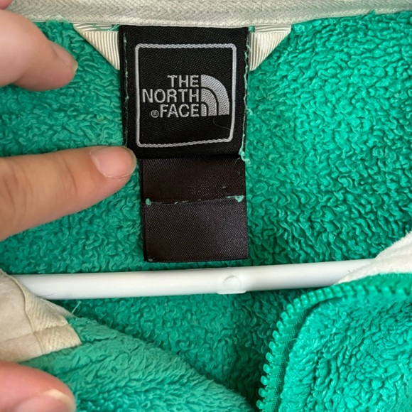 The North Face Osito Plush Fleece Full Zip in Green Size XL - Picture 4 of 4